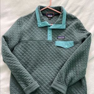 Patagonia quilted pulllover sweatshirt